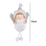 Maxbell Christmas Tree Decorations Xmas Angel Doll Warm Smile Size 7x4x14cm Festival Snowflake