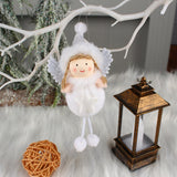 Maxbell Christmas Tree Decorations Xmas Angel Doll Warm Smile Size 7x4x14cm Festival Star