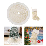 Maxbell Xmas Tree Decoration Floor Cover Ornament Xmas Socks for Festival Decor Base