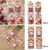 Maxbell 4x Chinese Red Envelopes Packing Bag with Rabbit Patterns for Wedding Style A