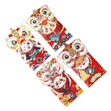 Maxbell 4x Chinese Red Envelopes Packing Bag with Rabbit Patterns for Wedding Style A