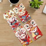 Maxbell 4x Chinese Red Envelopes Packing Bag with Rabbit Patterns for Wedding Style A