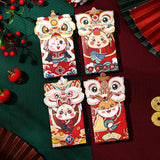 Maxbell 4x Chinese Red Envelopes Packing Bag with Rabbit Patterns for Wedding Style A