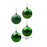 Maxbell 24 Pieces Christmas Balls Ornament Shatterproof for Wedding Holiday Home Green