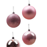 Maxbell 24 Pieces Christmas Balls Ornament Shatterproof for Wedding Holiday Home Pink