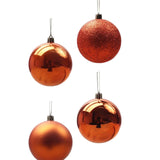 Maxbell 24 Pieces Christmas Balls Ornament Shatterproof for Wedding Holiday Home Orange