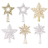 Maxbell Christmas Tree Top Xmas Decor Xmas Tree Ornament Window Party A Aureate