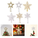 Maxbell Christmas Tree Top Xmas Decor Xmas Tree Ornament Window Party A Aureate