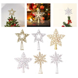 Maxbell Christmas Tree Top Xmas Decor Xmas Tree Ornament Window Party A Aureate