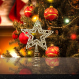 Maxbell Christmas Tree Top Xmas Decor Xmas Tree Ornament Window Party A Aureate