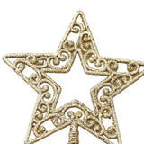 Maxbell Christmas Tree Top Xmas Decor Xmas Tree Ornament Window Party A Aureate