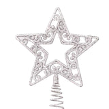 Maxbell Christmas Tree Top Xmas Decor Xmas Tree Ornament Window Party A Argent