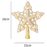 Maxbell Christmas Tree Top Xmas Decor Xmas Tree Ornament Window Party B Aureate