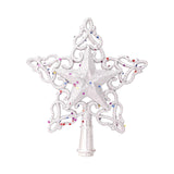Maxbell Christmas Tree Top Xmas Decor Xmas Tree Ornament Window Party B Argent
