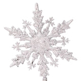 Maxbell Christmas Tree Top Xmas Decor Xmas Tree Ornament Window Party C Argent