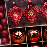 Maxbell 68 Pieces Christmas Ball Ornament Charm Pendants for Festival Decorative