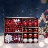 Maxbell 68 Pieces Christmas Ball Ornament Charm Pendants for Festival Decorative