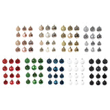 Maxbell 48 Pieces Xmas Tree Hanging Ornaments for Party New Year Decoration Rose Aureate