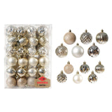 Maxbell 48 Pieces Xmas Tree Hanging Ornaments for Party New Year Decoration Champagne