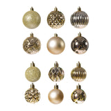 Maxbell 48 Pieces Xmas Tree Hanging Ornaments for Party New Year Decoration Aureate