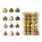 Maxbell 48 Pieces Xmas Tree Hanging Ornaments for Party New Year Decoration Aureate