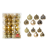Maxbell 48 Pieces Xmas Tree Hanging Ornaments for Party New Year Decoration Aureate
