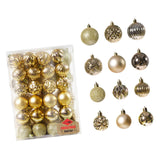 Maxbell 48 Pieces Xmas Tree Hanging Ornaments for Party New Year Decoration Aureate