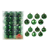 Maxbell 48 Pieces Xmas Tree Hanging Ornaments for Party New Year Decoration Green