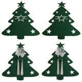 Maxbell 4x Cutlery Organizer Pouch Tableware Forks Pockets Bags for Decoration