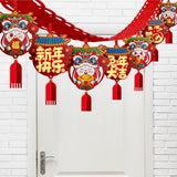 Maxbell Happy New Year Banner Outdoor Chinese Style New Years Eve Supplies Style C