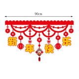 Maxbell Happy New Year Banner Outdoor Chinese Style New Years Eve Supplies Style D