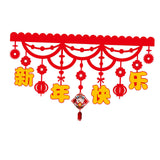 Maxbell Happy New Year Banner Outdoor Chinese Style New Years Eve Supplies Style D