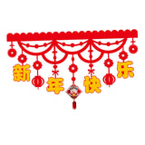 Maxbell Happy New Year Banner Outdoor Chinese Style New Years Eve Supplies Style D