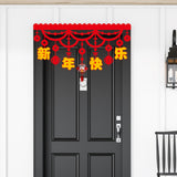Maxbell Happy New Year Banner Outdoor Chinese Style New Years Eve Supplies Style D