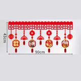 Maxbell Happy New Year Banner Outdoor Chinese Style New Years Eve Supplies Style F