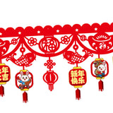 Maxbell Happy New Year Banner Outdoor Chinese Style New Years Eve Supplies Style H