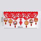 Maxbell Happy New Year Banner Outdoor Chinese Style New Years Eve Supplies Style H