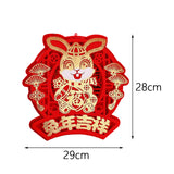 Maxbell Spring Festival Decoration Feng Shui Ornament for Spring Festival Party Rabbit