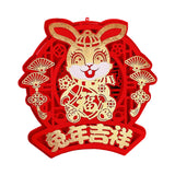 Maxbell Spring Festival Decoration Feng Shui Ornament for Spring Festival Party Rabbit