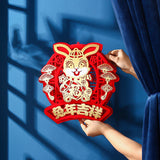 Maxbell Spring Festival Decoration Feng Shui Ornament for Spring Festival Party Rabbit