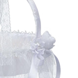 Maxbell Wedding Basket Decorative Practical Romantic for Parties Ceremony Girl A