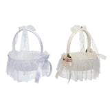 Maxbell Wedding Basket Decorative Practical Romantic for Parties Ceremony Girl A