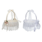 Maxbell Wedding Basket Decorative Practical Romantic for Parties Ceremony Girl A