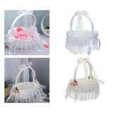 Maxbell Wedding Basket Decorative Practical Romantic for Parties Ceremony Girl A