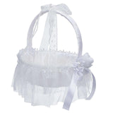 Maxbell Wedding Basket Decorative Practical Romantic for Parties Ceremony Girl A
