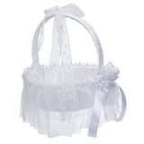 Maxbell Wedding Basket Decorative Practical Romantic for Parties Ceremony Girl A