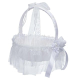 Maxbell Wedding Basket Decorative Practical Romantic for Parties Ceremony Girl A