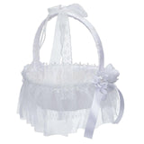 Maxbell Wedding Basket Decorative Practical Romantic for Parties Ceremony Girl A