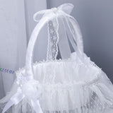 Maxbell Wedding Basket Decorative Practical Romantic for Parties Ceremony Girl A