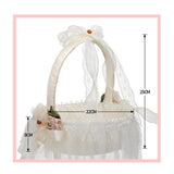 Maxbell Wedding Basket Decorative Practical Romantic for Parties Ceremony Girl B